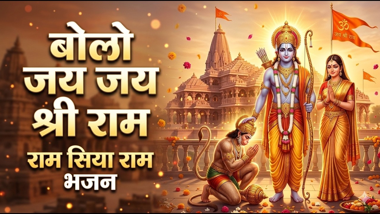 बोलो जय जय श्री राम | Ram Siya Ram Bhajan | Powerful Ram Bhajan | Divya Echo Music