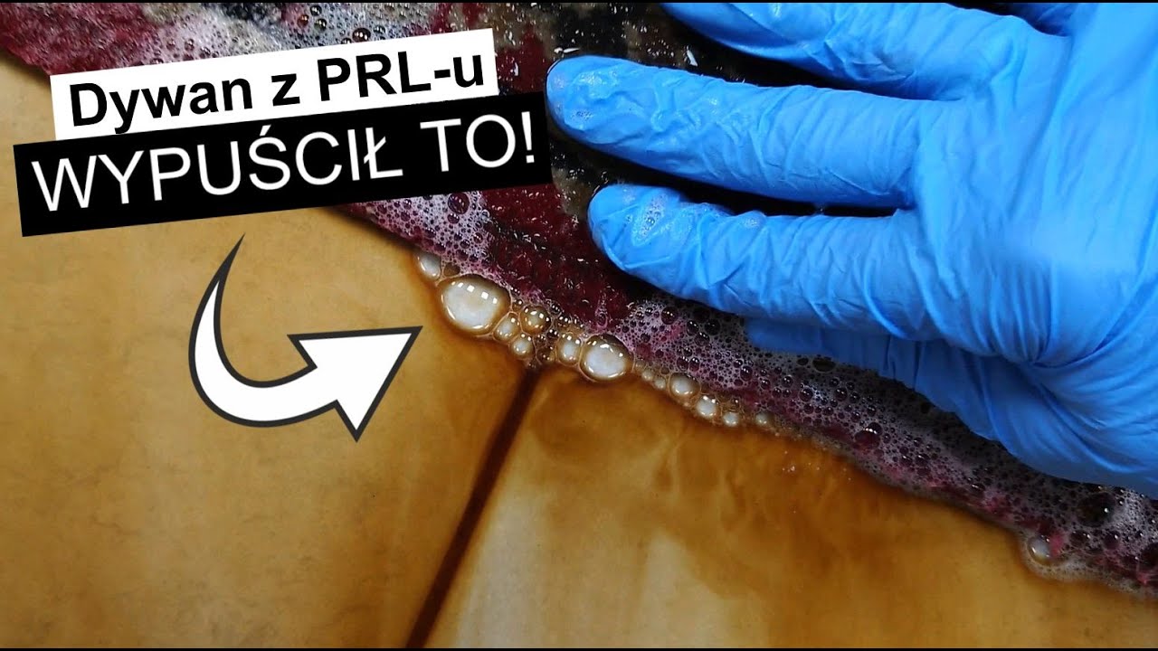 Одно мытье вернуло ему молодость! Чистка ковра эпохи PRL