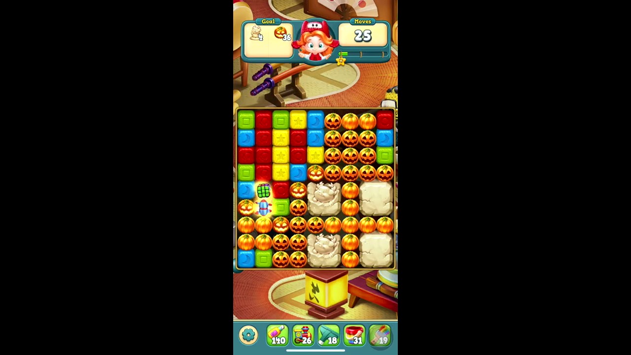 Toy Blast Level 1870 - 3 Stars