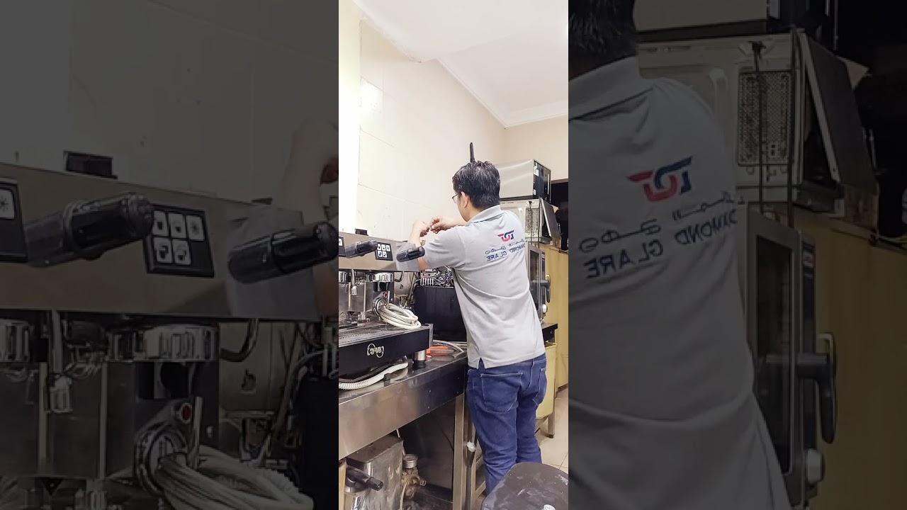 WMF fully automatic coffee machine for check up and cleaning