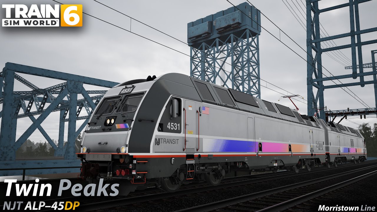 Twin Peaks : Morristown Line : Train Sim World 6 [4K 60FPS]