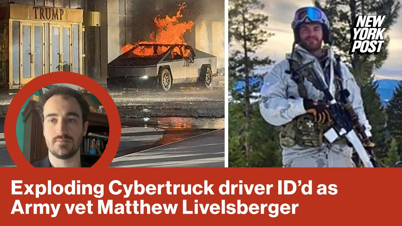 Driver of Tesla Cybertruck killed in explosion outside Trump hotel is ID&rsquo;d as Matthew Livelsberger