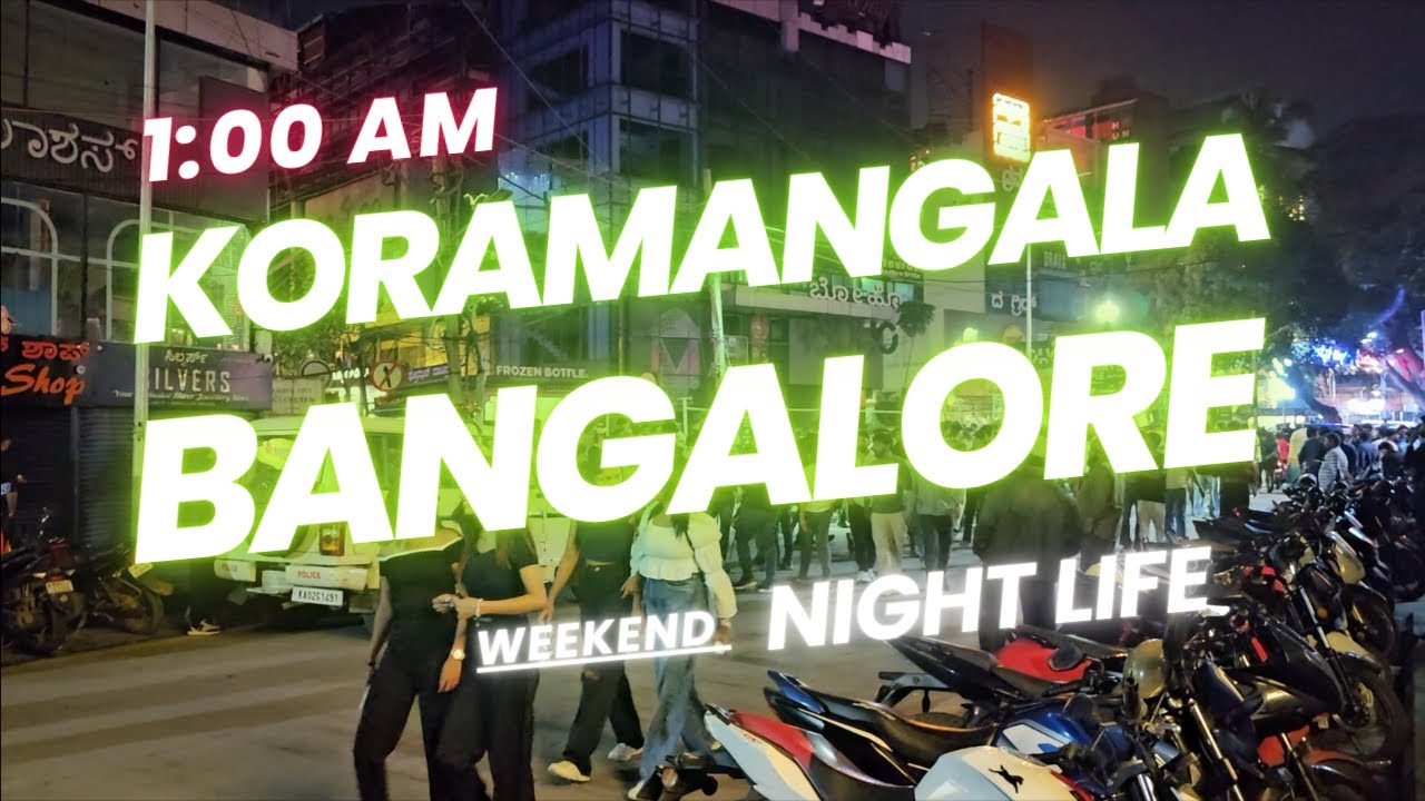 night life 1am in koramangala Bangalore #koramangala #bangalore #partyplace