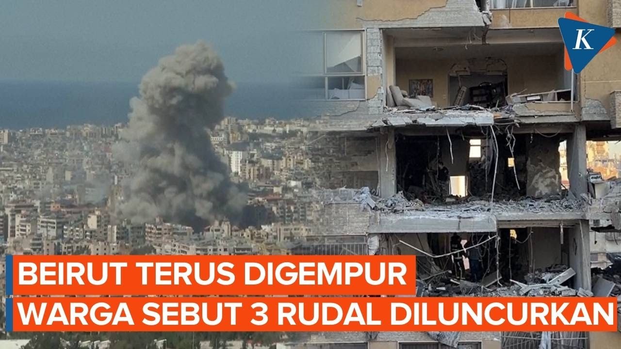 Beirut Terus Digempur, Serangan Rudal Hantam Apartemen di Aicha Bakkar