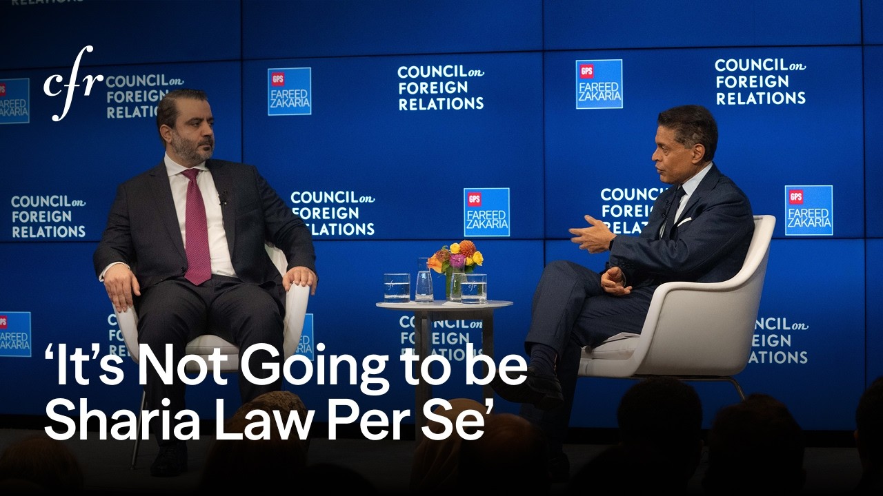 Syria's Foreign Minister Asaad Hassan Al-Shaibani on Israel, Sharia Law, and Democracy