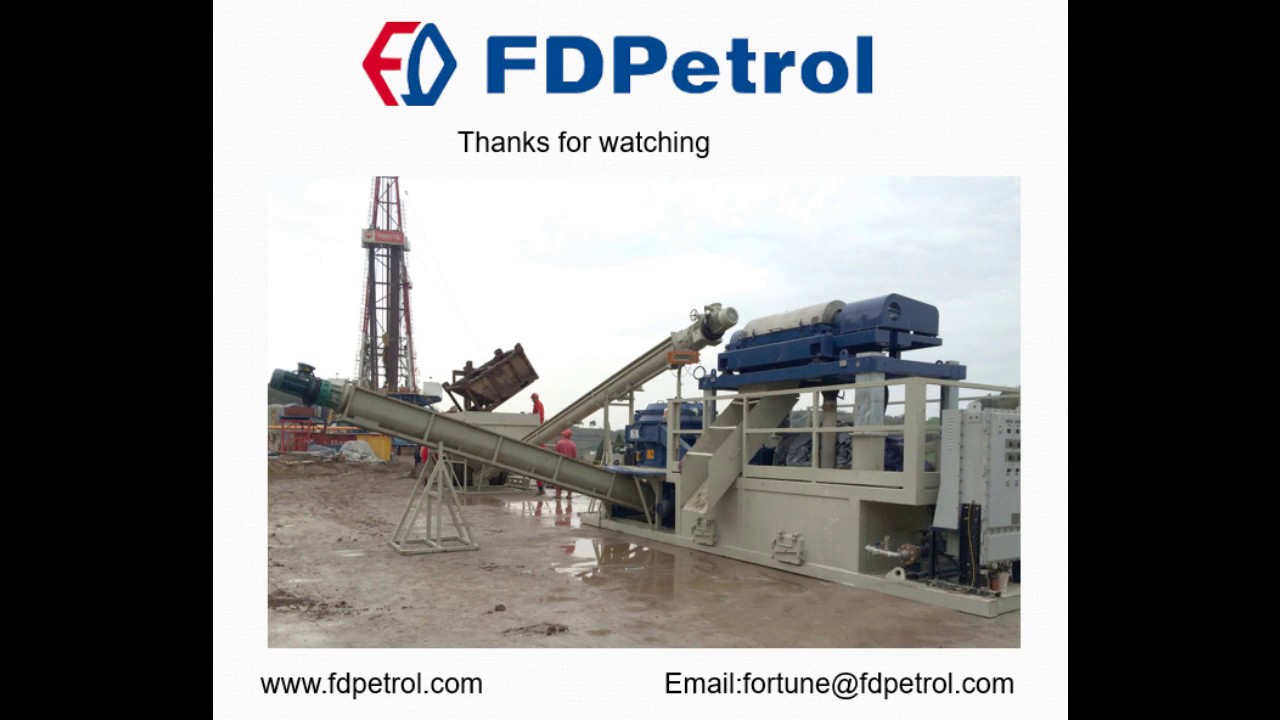 VERTI G Cuttings Dryer for Water Based Mud Waste Treatment