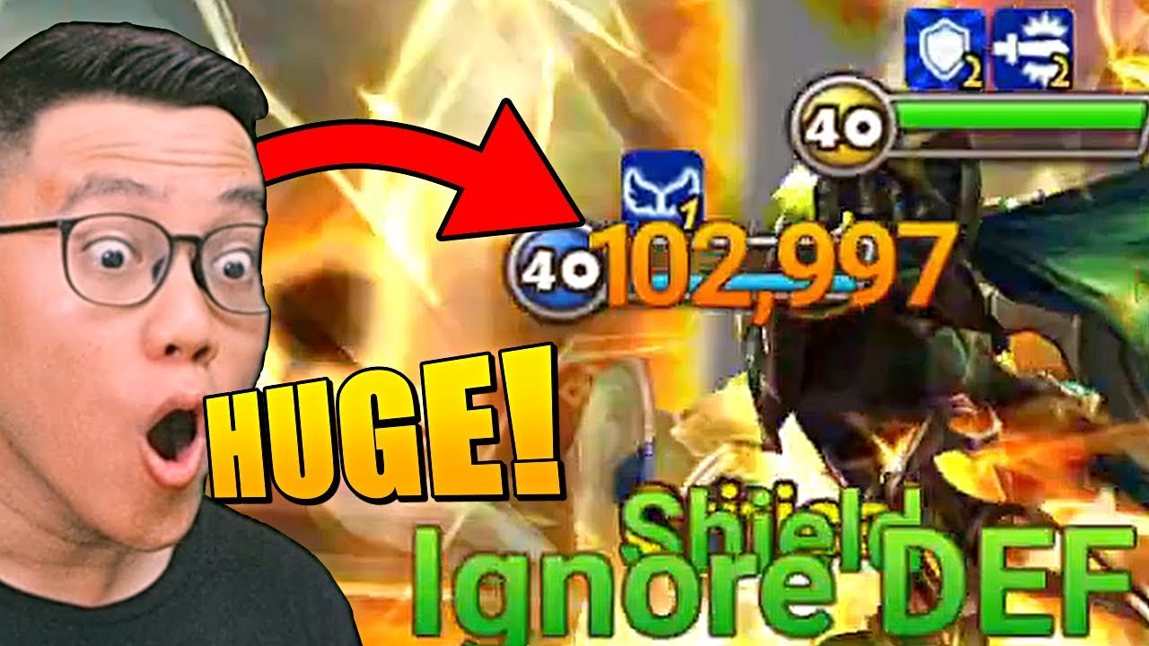 100,000 DMG With The F2P Ignore Defense King In Summoners War