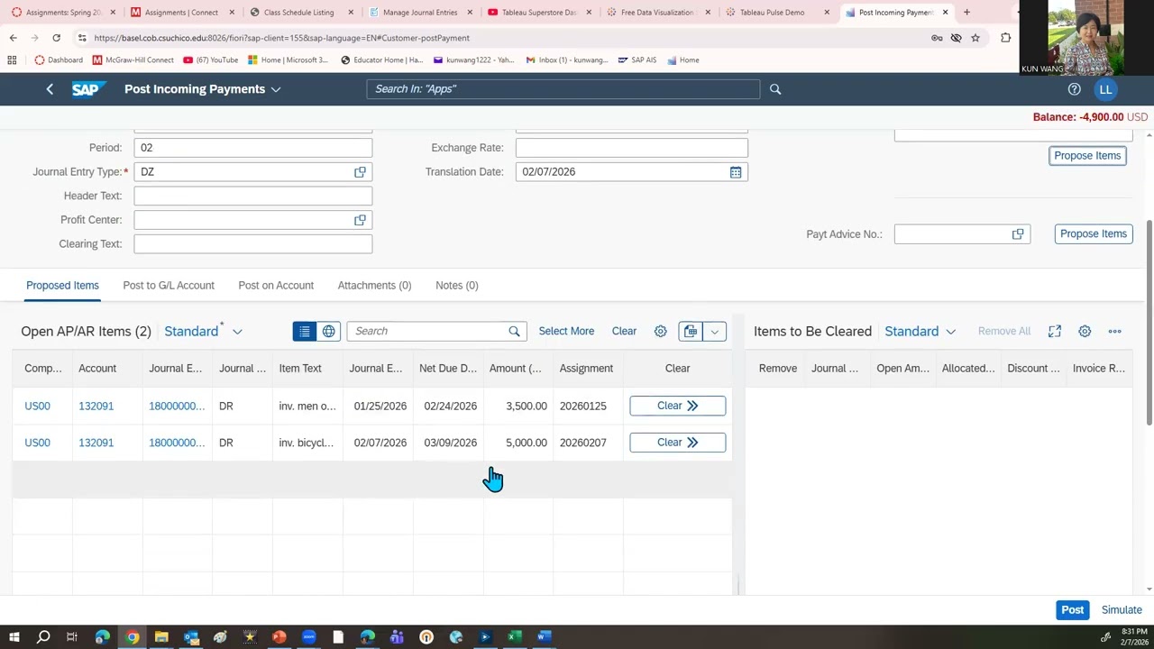 SAP AR Step 4-5