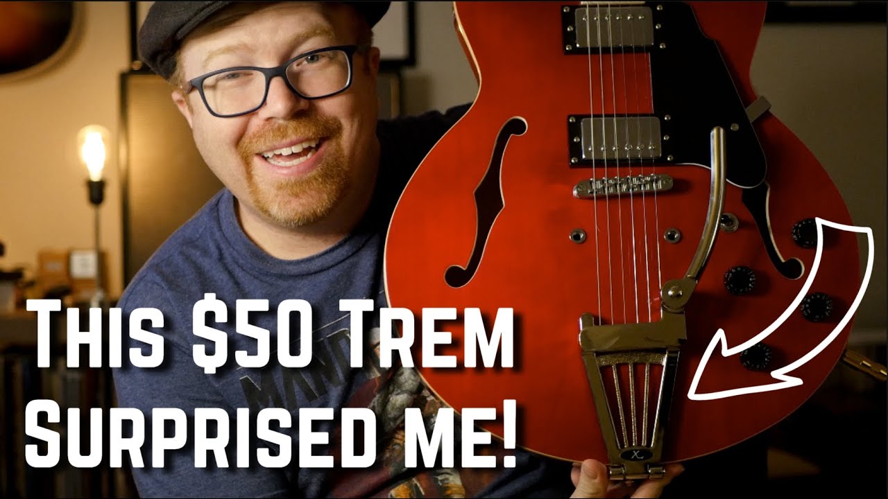 Xtrem Floating Tailpiece Vibrato by Guitar Fetish - No-drill 