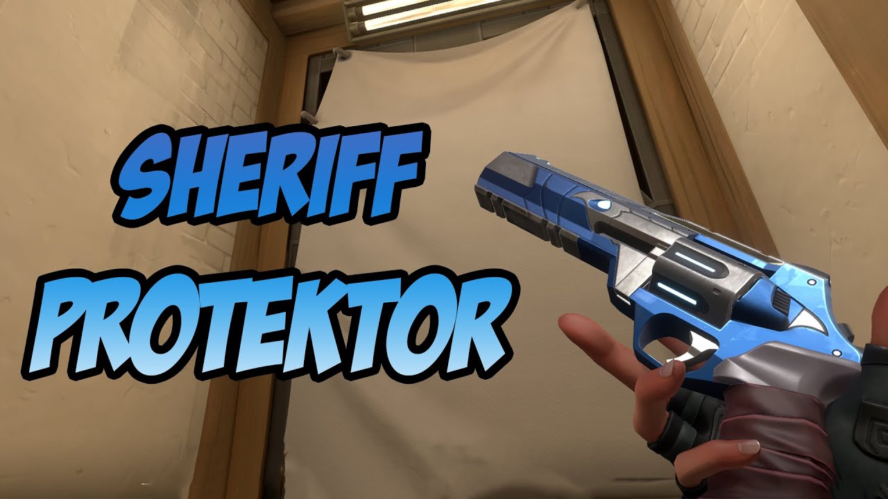 PROTEKTOR SHERIFF SKIN GAMEPLAY (SOVA SHERIFF SKIN) - VALORANT