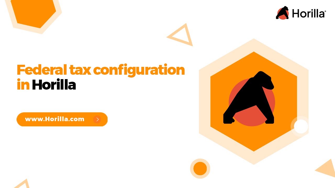 How to Configure Federal Tax in Horilla HRMS | Payroll Management System | Free Payroll Software