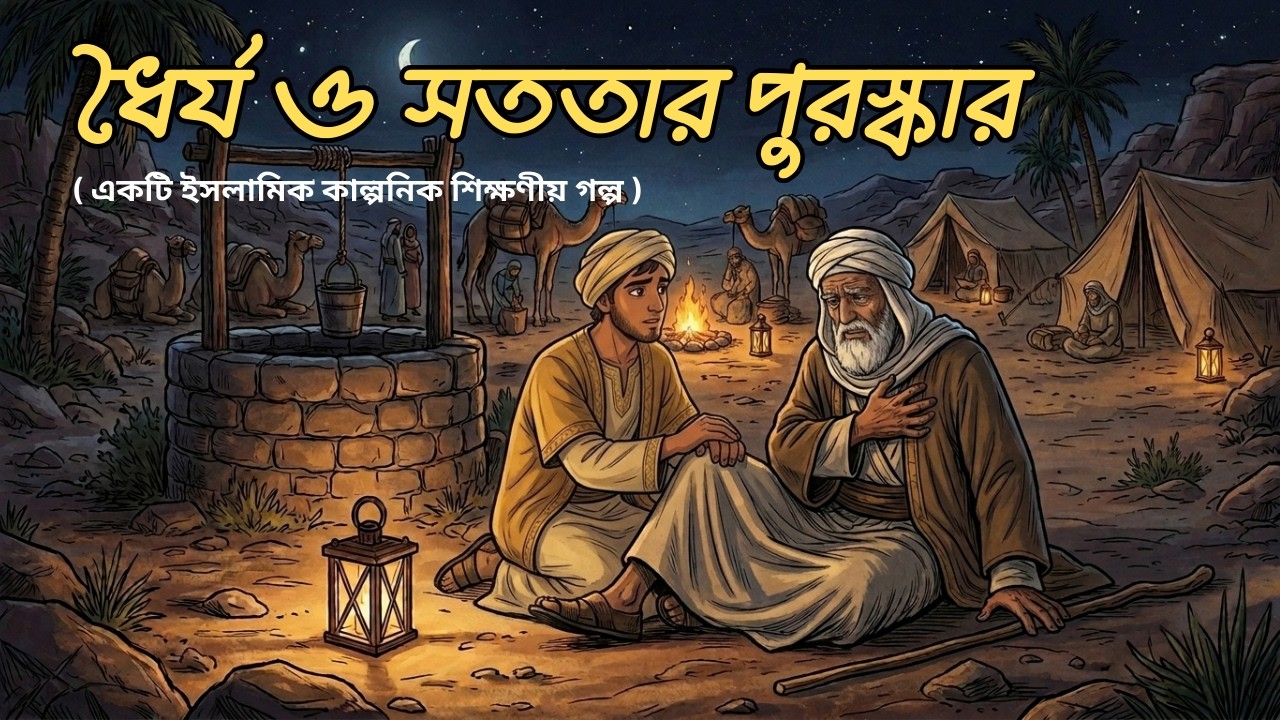 মরুঝড়ে বাবার শেষ শিক্ষা: ধৈর্য ও সততা | হৃদয়স্পর্শী ইসলামিক গল্প #islamic