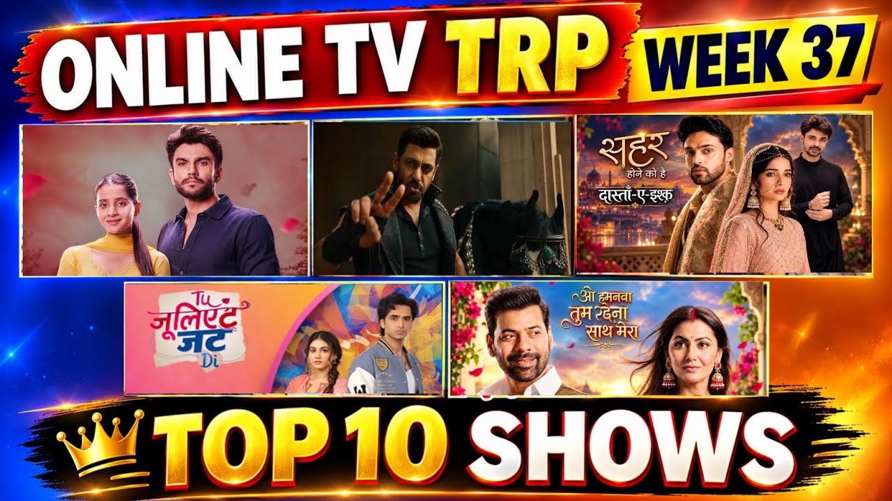ONLINE TV TRP of Week 37 (2026) Top 10 Hindi Television Shows : Bigg Boss 20, Seher
