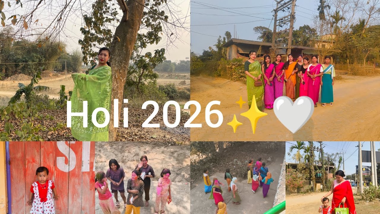 Belated happy Holi ✨ //yaosanggi thabal su hwnare 