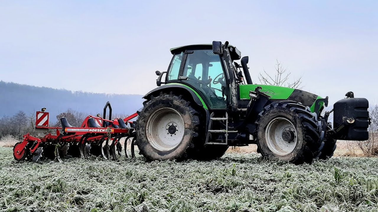 Frost-Grubbern mit Deutz Agrotron 140 und Horsch Terrano FX3