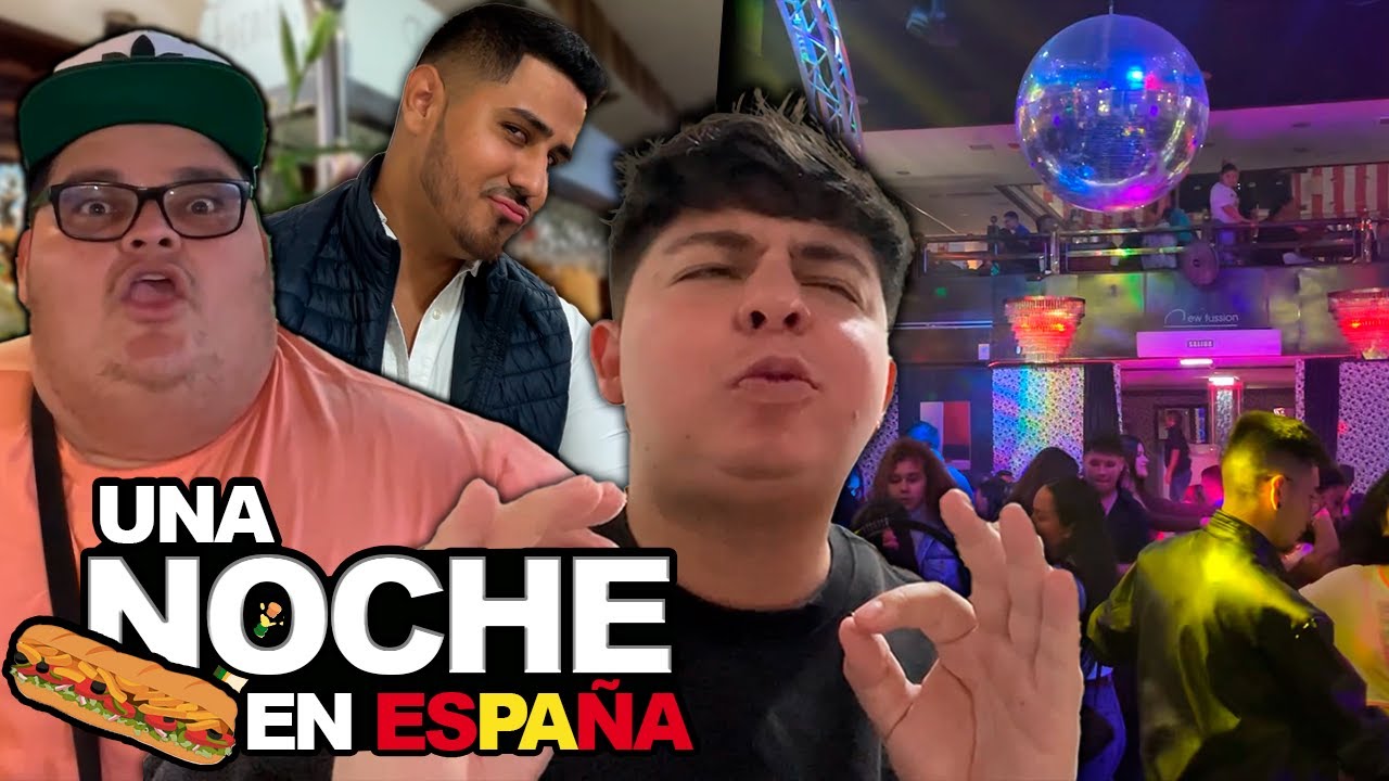 Probando comida TÍPICA ESPAÑOLA 😭❤️Y luego nos vamos de FIESTA