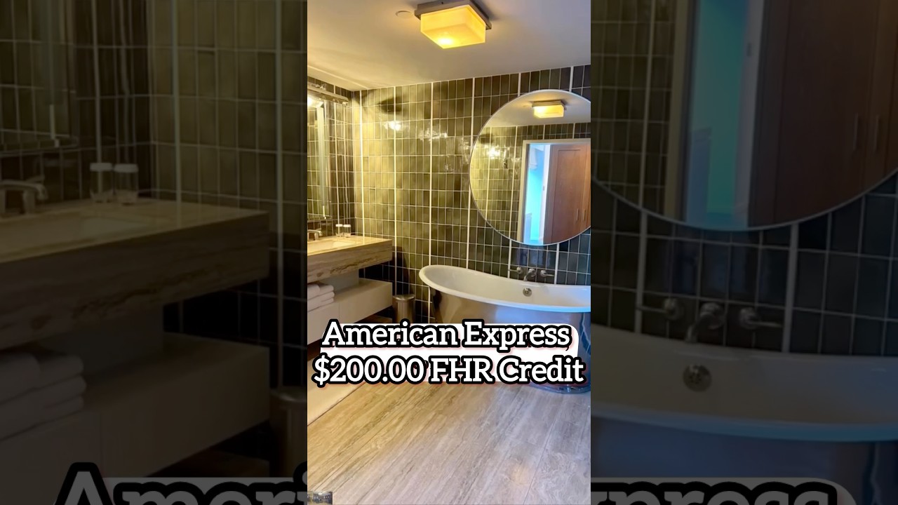 Luxury Travel Experience: American Express Platinum! How to Use Your $200 Amex FHR Credit