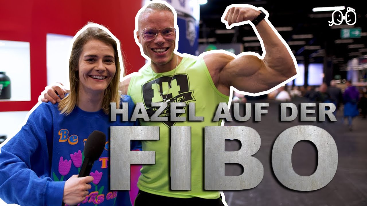 Hazel bei der Fitnessmesse