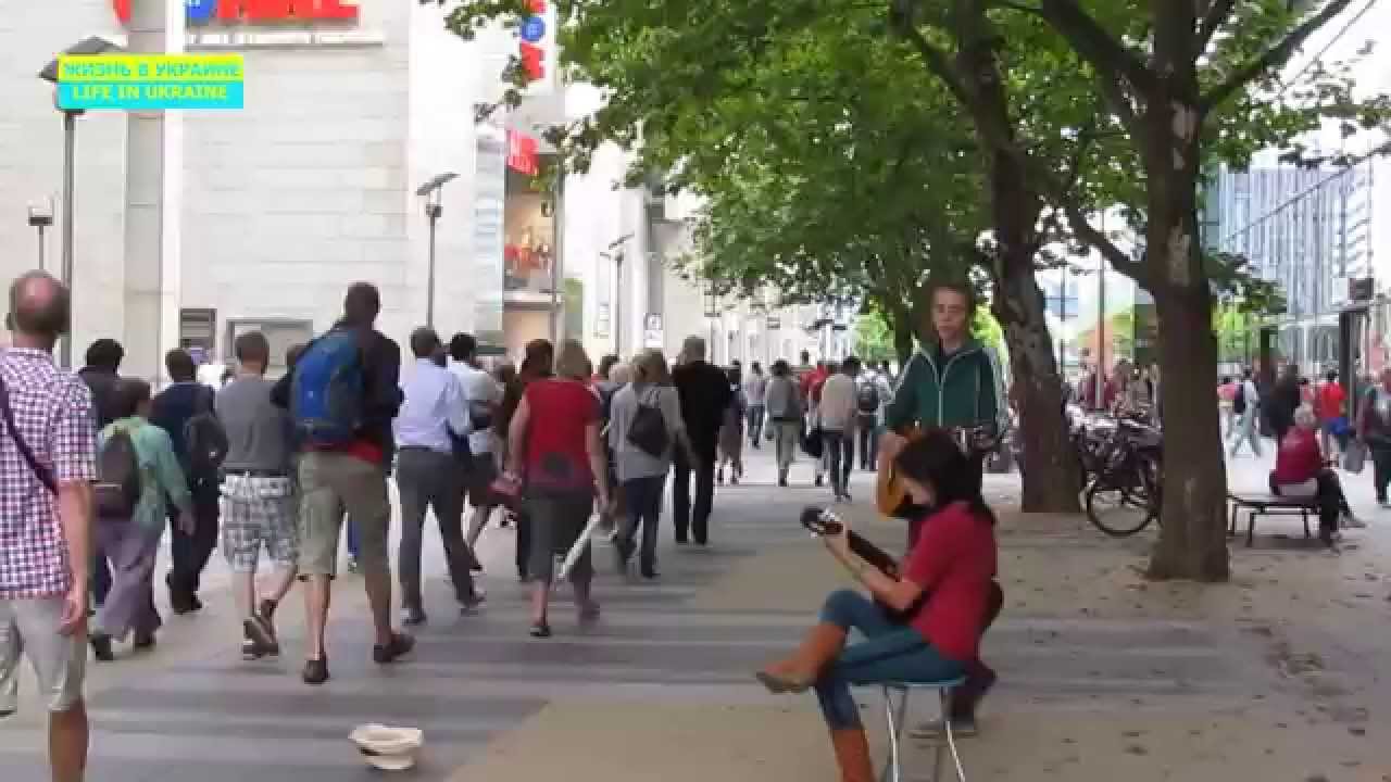 Пражская улица в Дрездене - рай для шопинга Prager Straße Dresden German