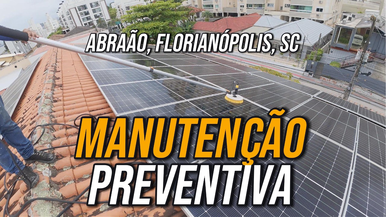 Manutenção Preventiva em Usina Solar Comercial com Mais de 3 Anos de Operação #energiasolar