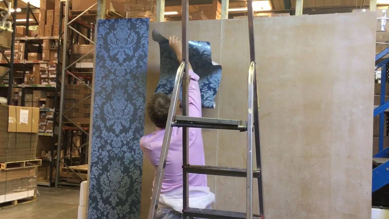 Cole & Son Wallpaper hanging demo with Collin Edwards