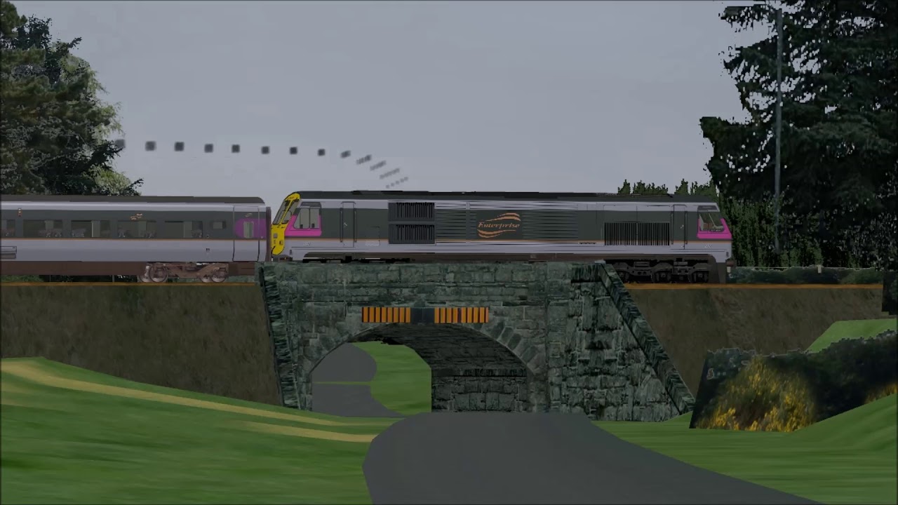IE 201 Class Loco No.207 and Enterprise train Dublin - Drogheda (OPEN RAILS/MSTS)