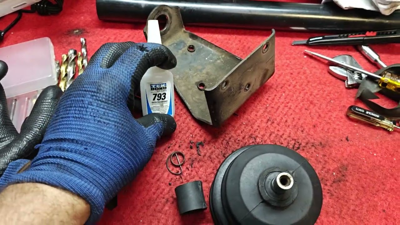 Diafragma de acionamento da tração dianteira da S10 4x4 1998. Reparo alternativo de baixo custo. 