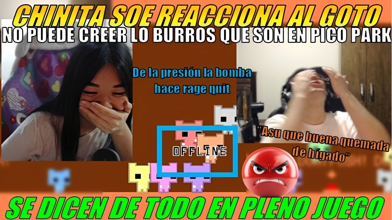 SOEZ reacciona al STREAM de  MATTHEW jugando a PICO PARK |Se SALVA de jugar con ELLOS se dicen de TD