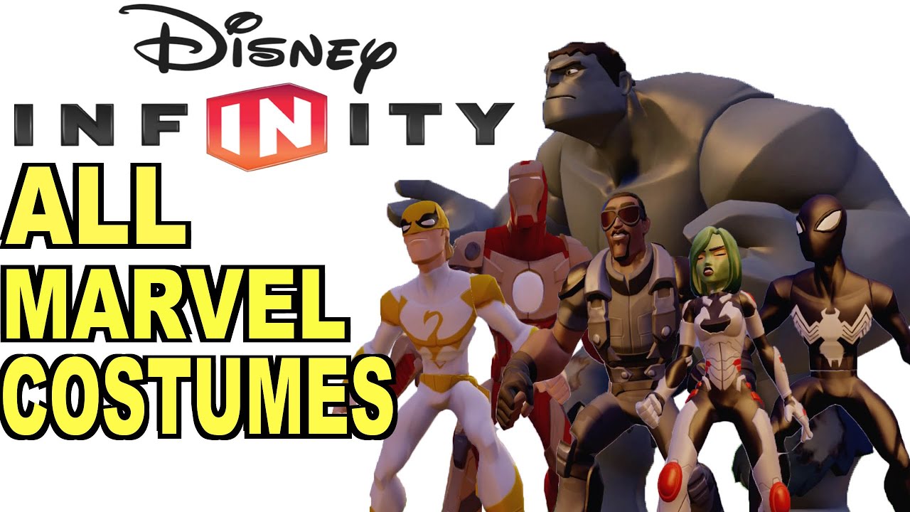 Disney Infinity ALL Marvel Costume Changes
