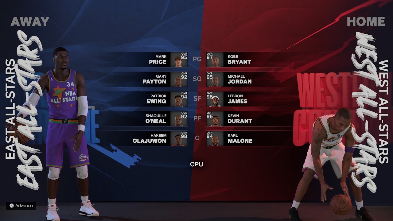 NBA 2K25 MyEra Simulation &lsquo;95 Jordan Era All Star Game