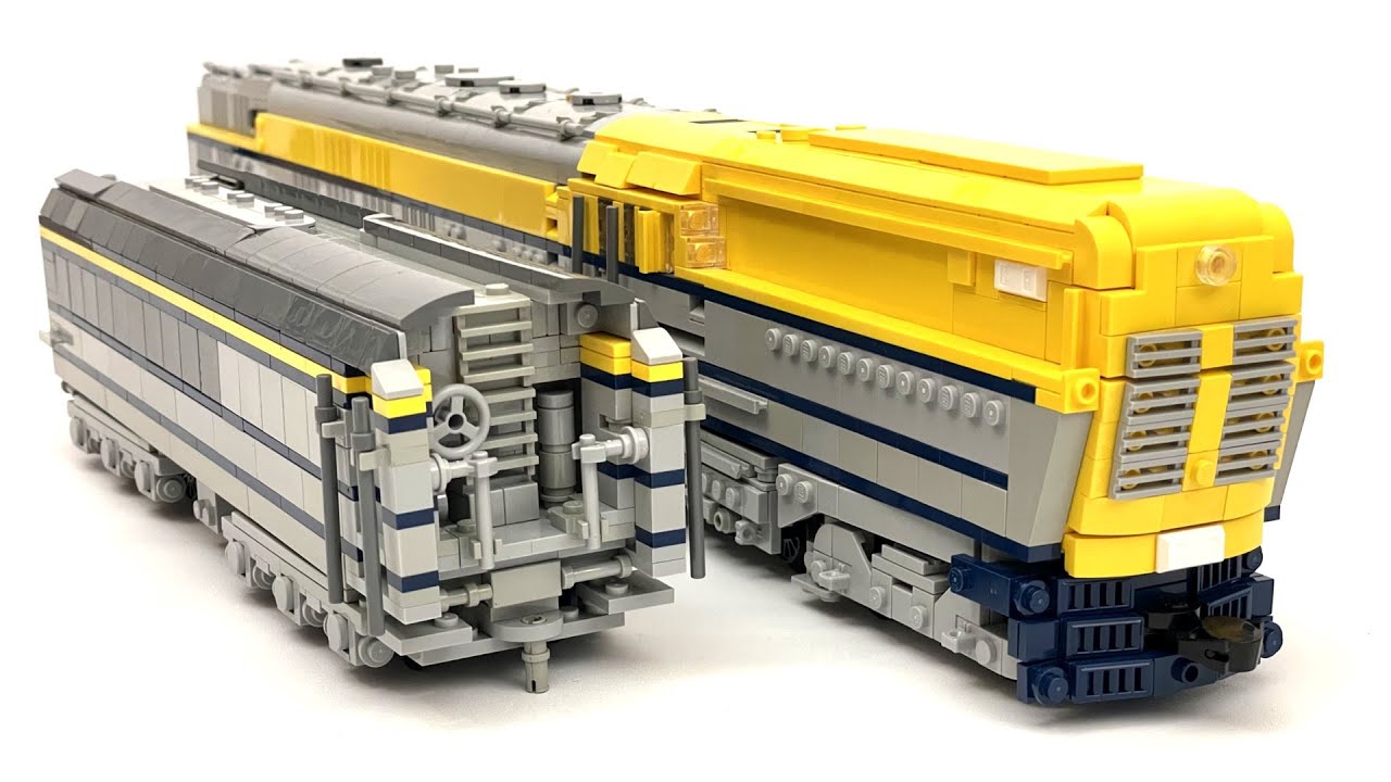 LEGO 1:48 Чесапик и Огайо M1 Паротурбинный Электровоз (не PF)