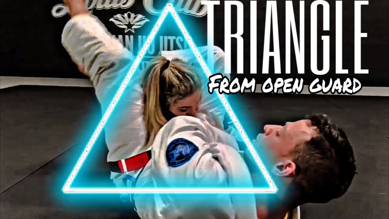 TRIANGLE FROM OPEN GUARD BJJ DRILL With Prof. Daniel Hampton