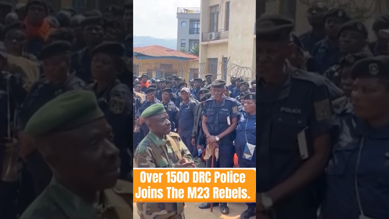 Over 1500 DRC Police Joins The M23.