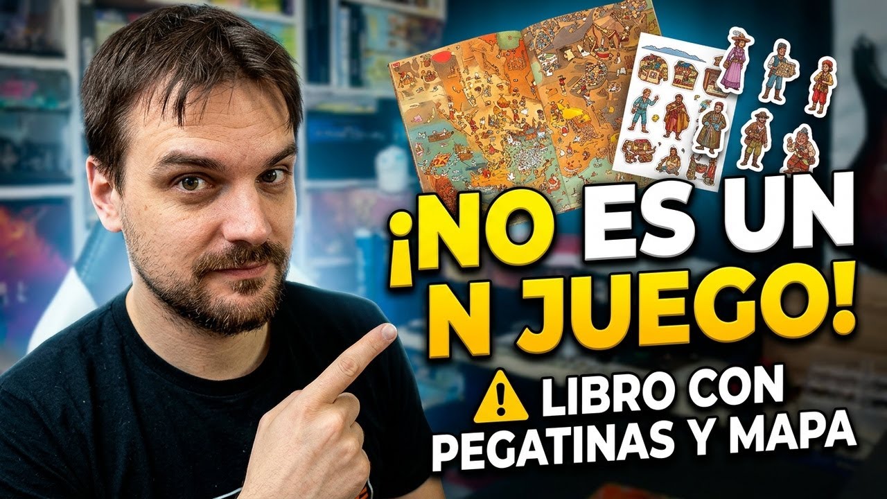 ⚠️ NO es un juego de mesa, pero tiene STICKERS, TEXTOS y MAPA: La Ciudad de la Carpa Bailarina
