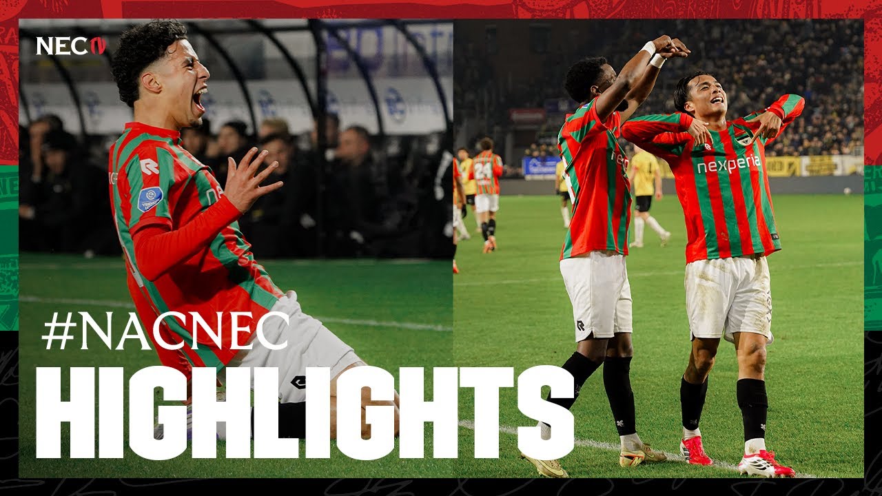 Sano schiet N.E.C. in slotminuut langs NAC Breda | Highlights #NACNEC
