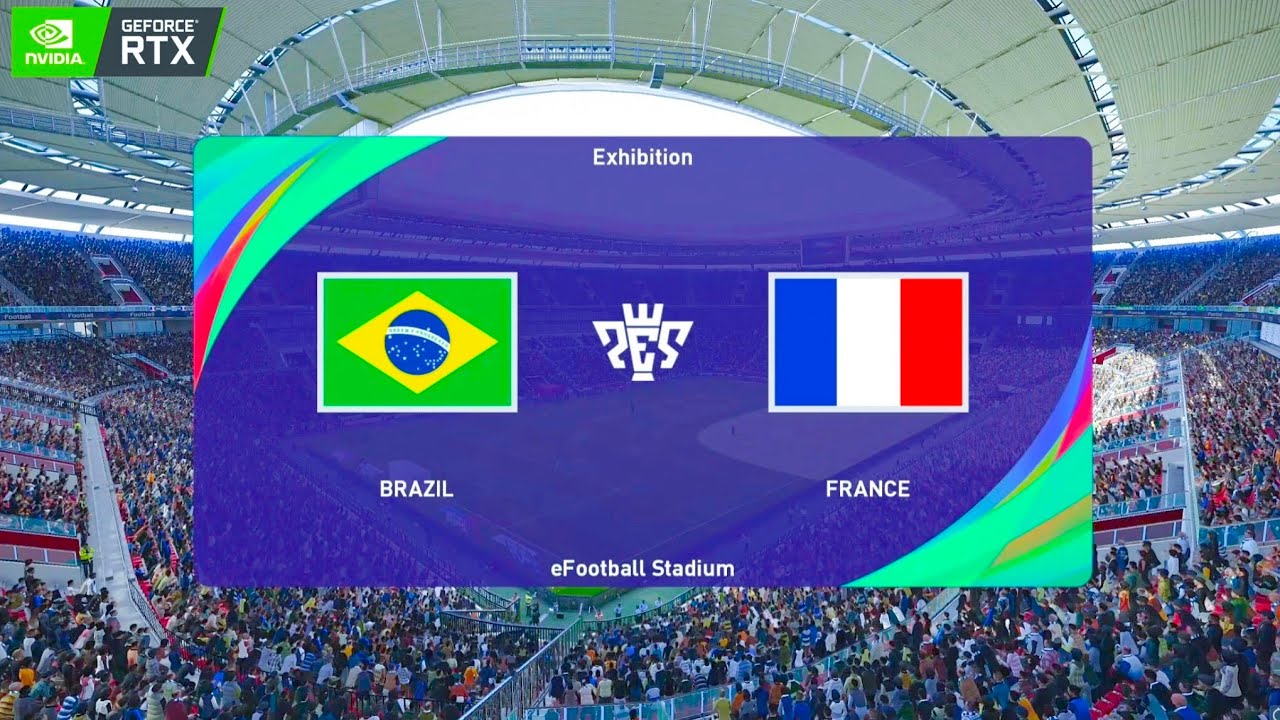 eFootball™ 2025 Brazil vs France Gameplay [PC]