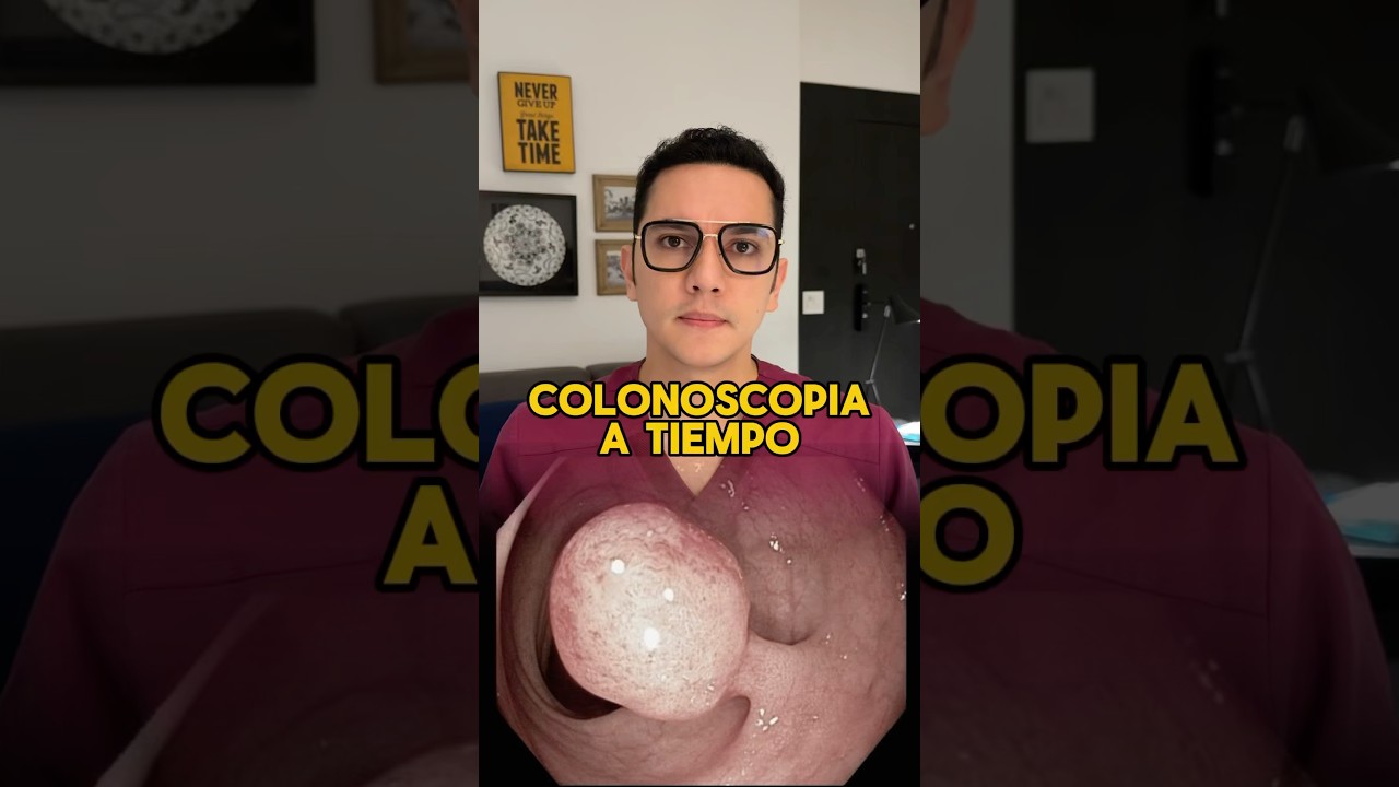 El c&aacute;ncer de colon empieza as&iacute; (p&oacute;lipos), una colonoscopia a tiempo te salva la vida. #medicina