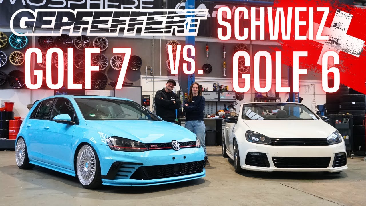 2x GEPFEFFERT VW Golf 6 vs. Golf 7 / GEPFEFFERT SCHWEIZ