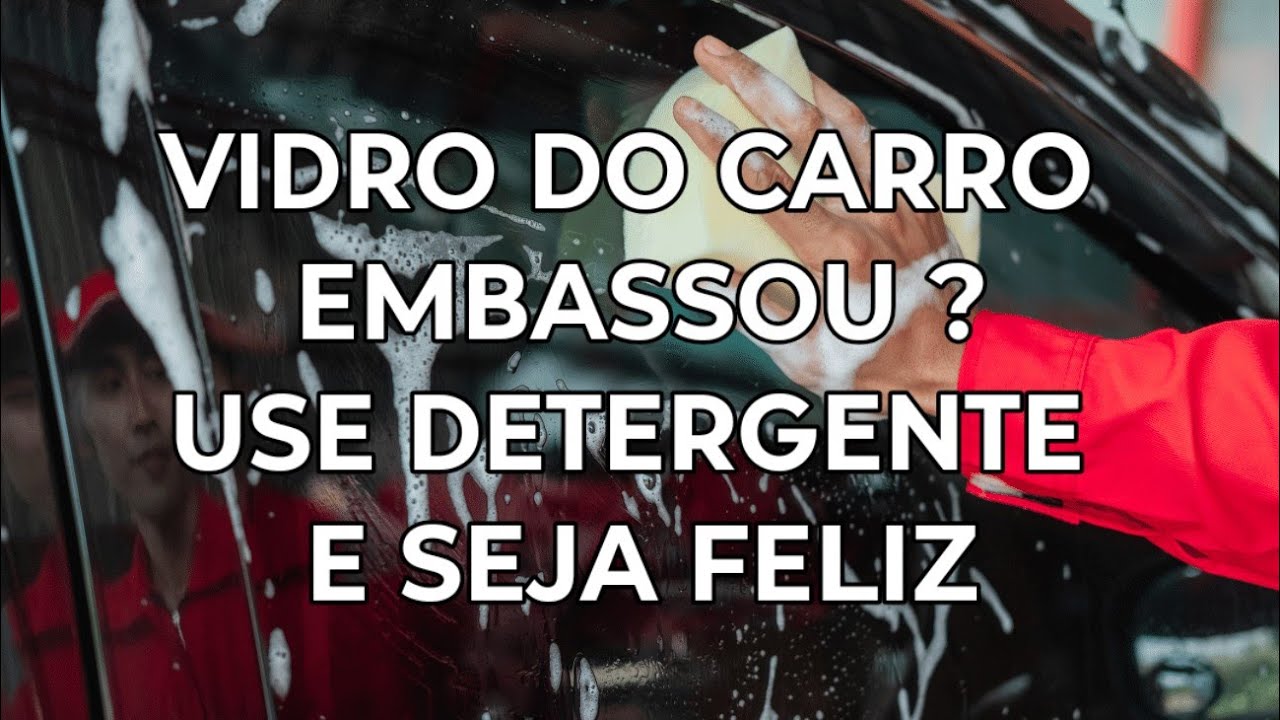 COMO APLICAR O MELHOR ANTI-EMBA&Ccedil;ADOR DE VIDROS DE CARRO . DETERGENTE , FA&Ccedil;A O TESTE NO SEU CARRO