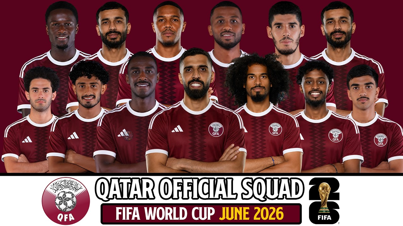 🇶🇦 QATAR Official World Cup 2026 Squad | The 26 Players Chosen!