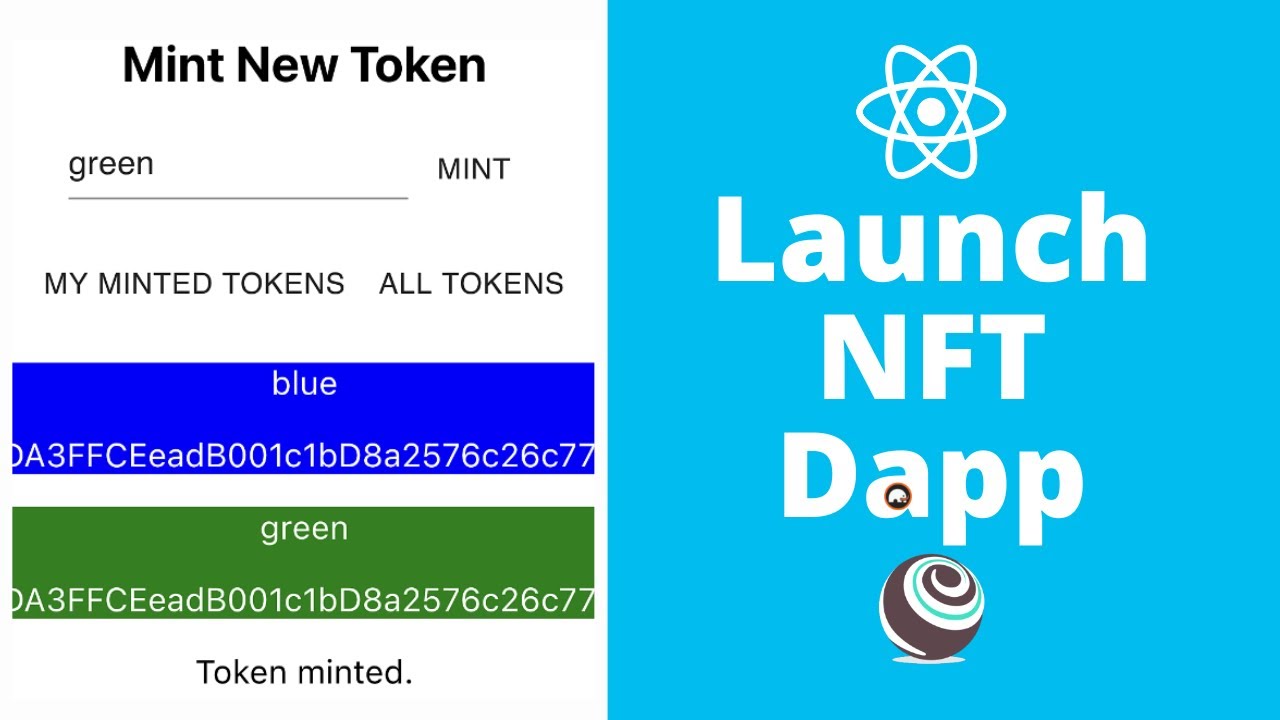 Launch React NFT marketplace dapp with MetaMask and Ganache