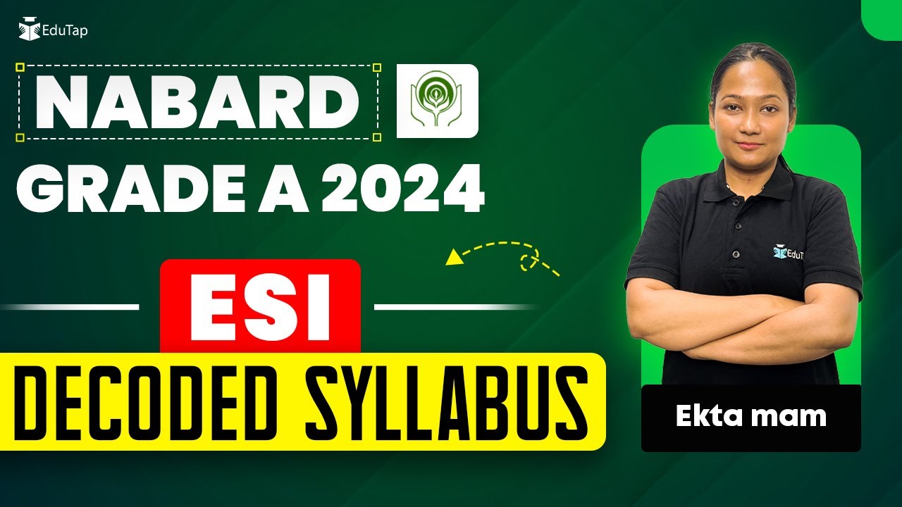 ESI for NABARD Grade A | NABARD ESI Preparation | How to Prepare Economics & Social Issues NABARD