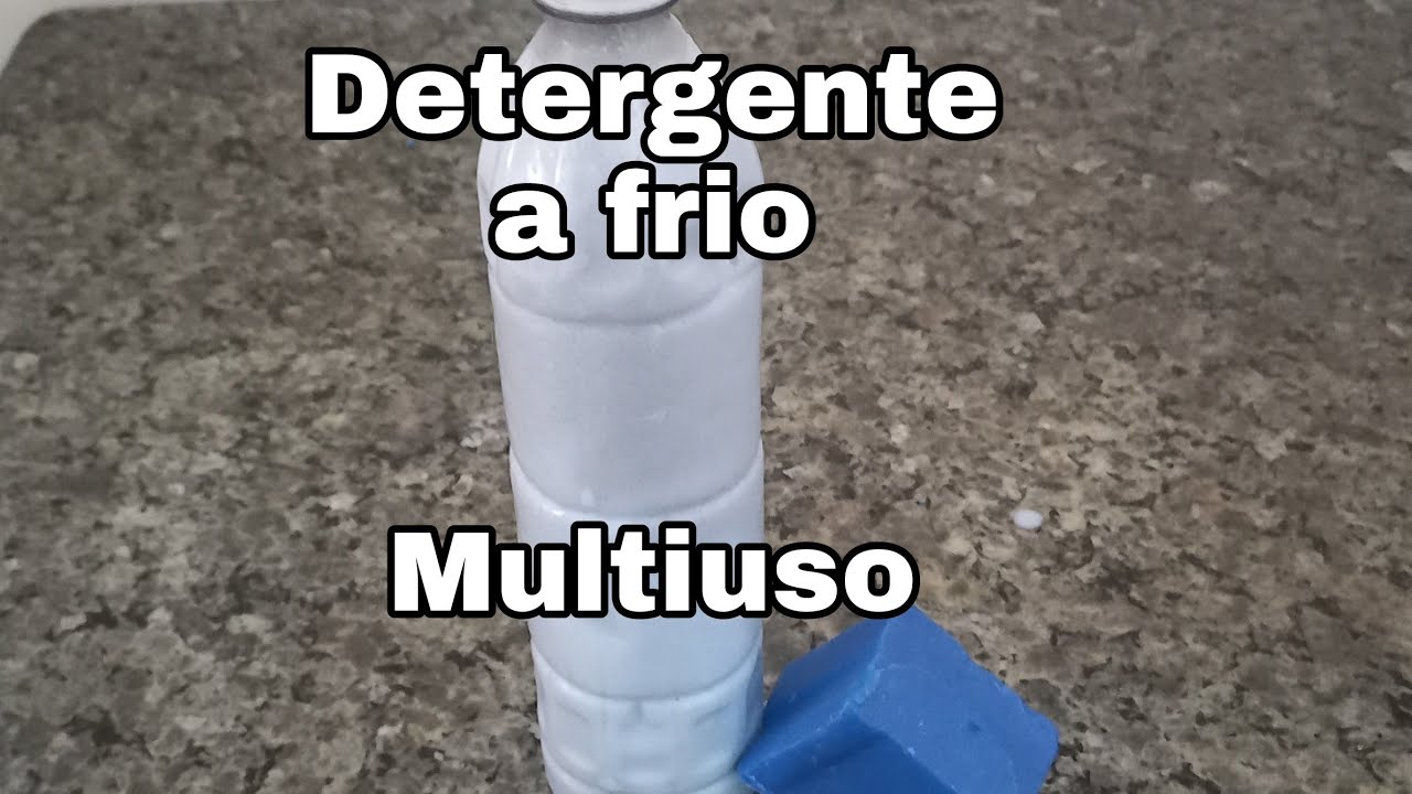 DETERGENTE CASEIRO FEITO COM MEIA BARRA DE SABÃO /MULTIUSO