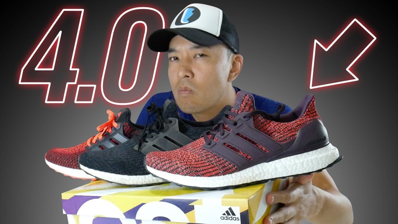 ADIDAS ULTRABOOST 4.0 e COMPARAÇÃO com 1, 2.0 e 3.0