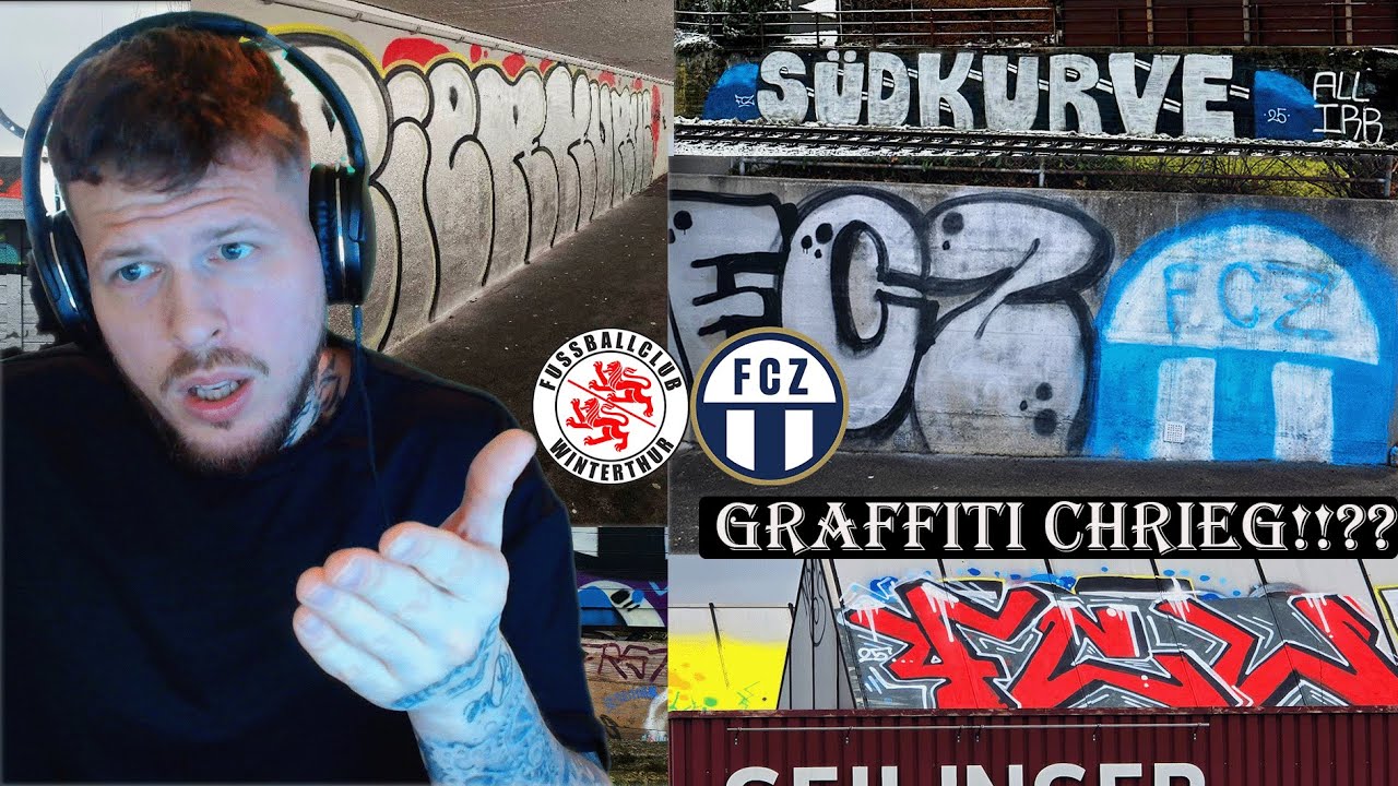 GRAFFITI CHRIEG ESKALIERT IN WINTERTHUR?? FCW VS FCZ