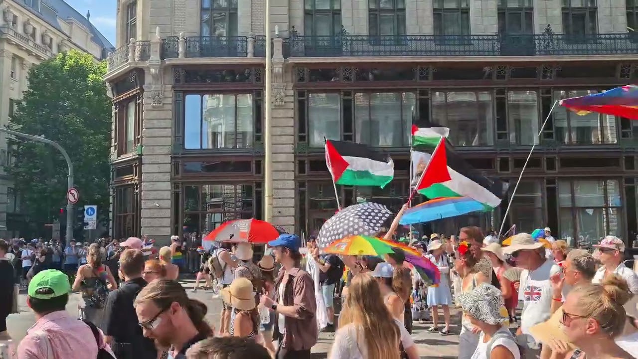 Budapest Pride 2026 with pro-Palestine demo