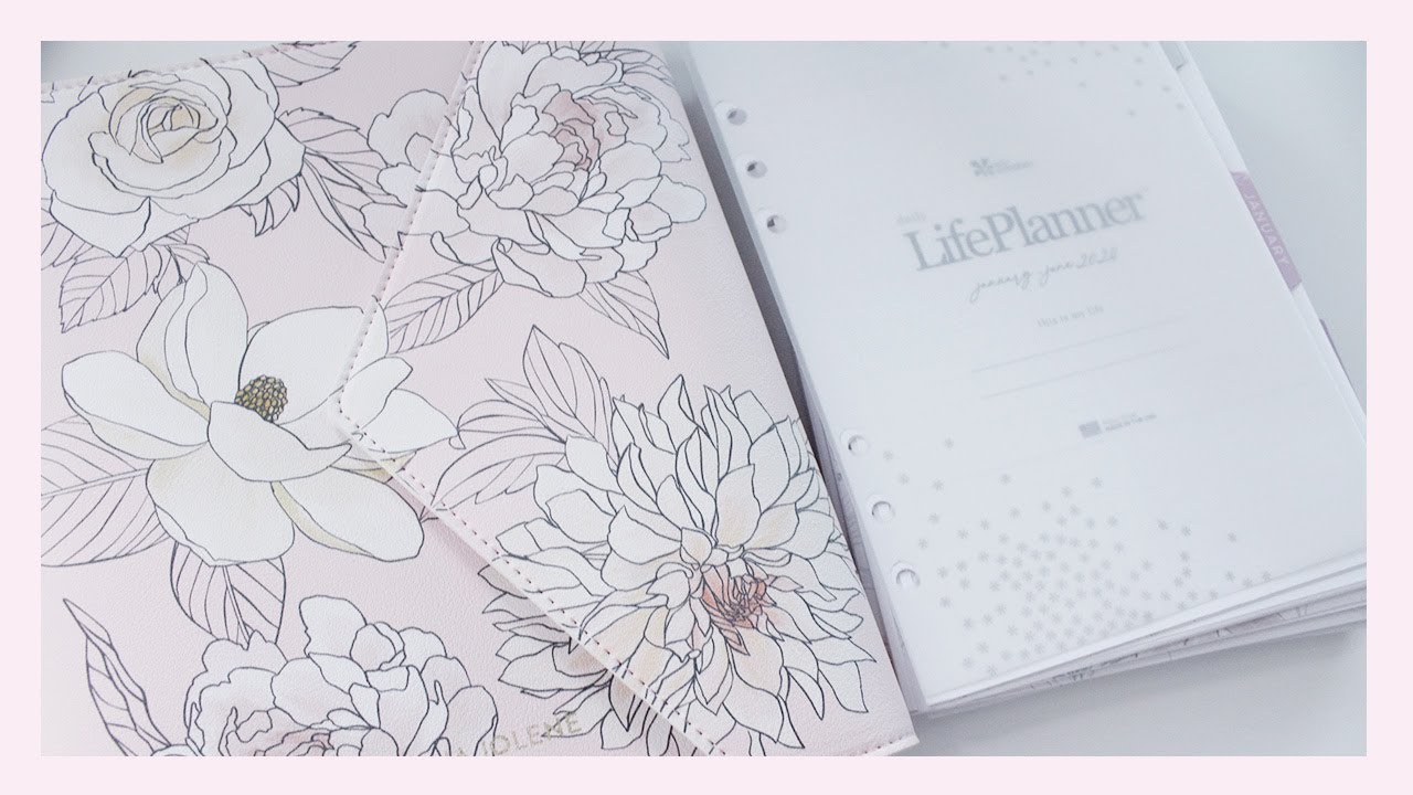 Erin Condren A5 Daily Duo Agenda WIldflowers Walkthrough | Ana Jolene
