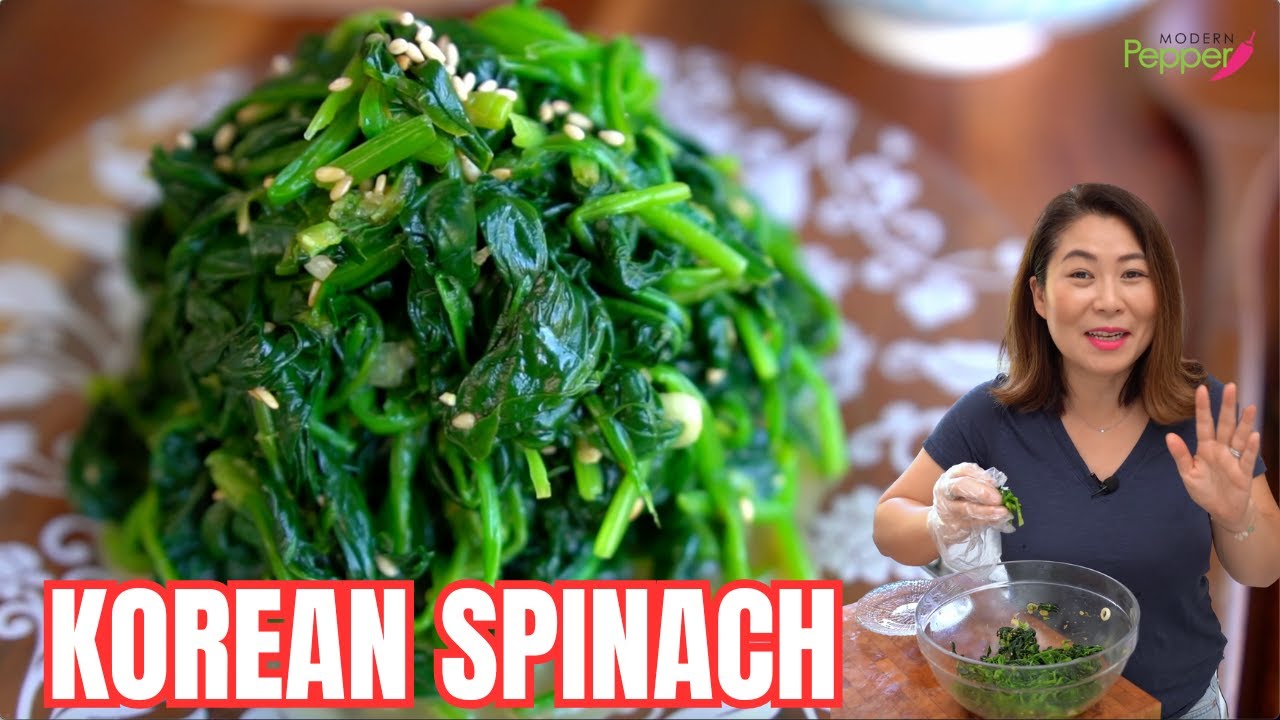 [NEW] NOT your ORDINARY Spinach!😋DELICIOUS & HEALTHY Korean Spinach [시금치나물] 간단하고 맛있게 무치는 꿀팁