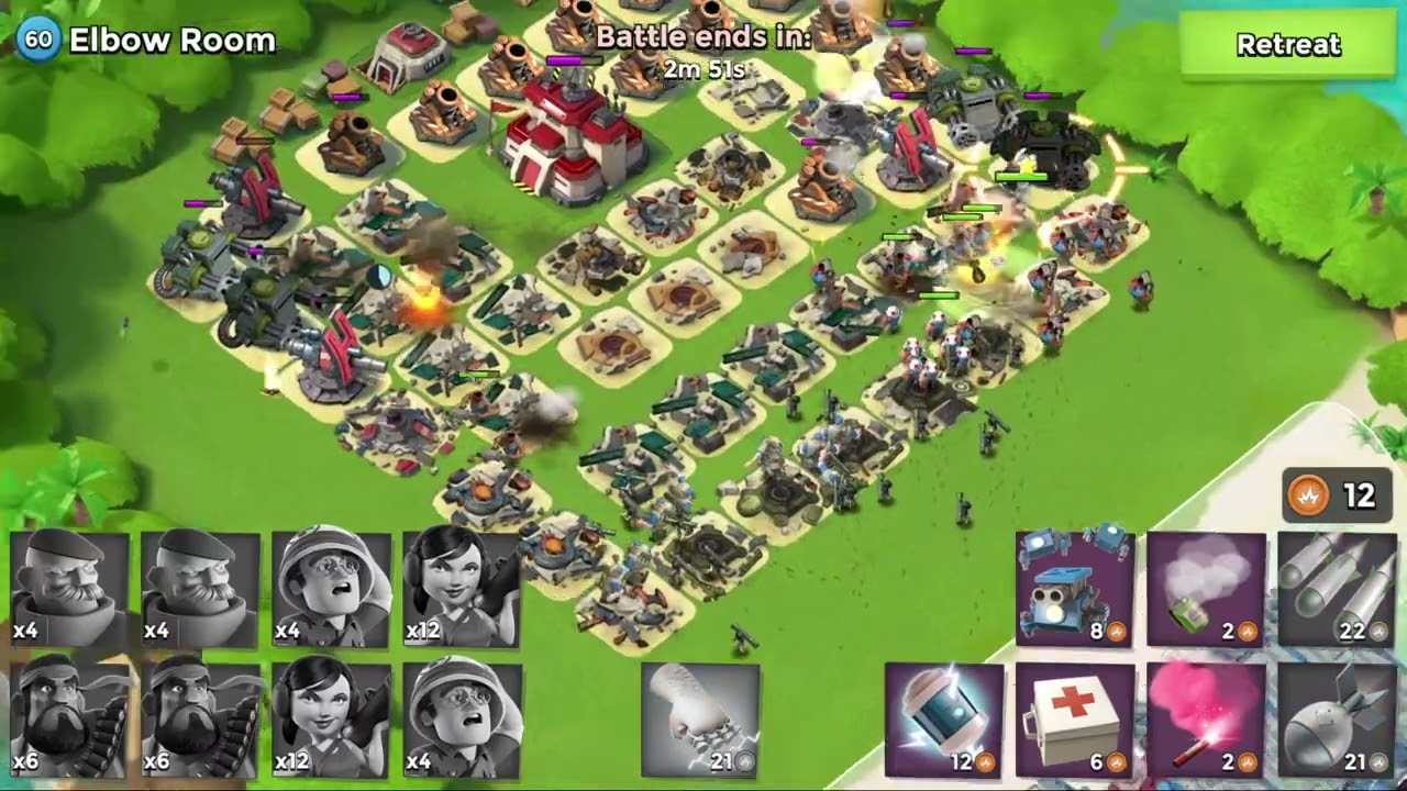 Boom Beach - Elbow Room island Level 60