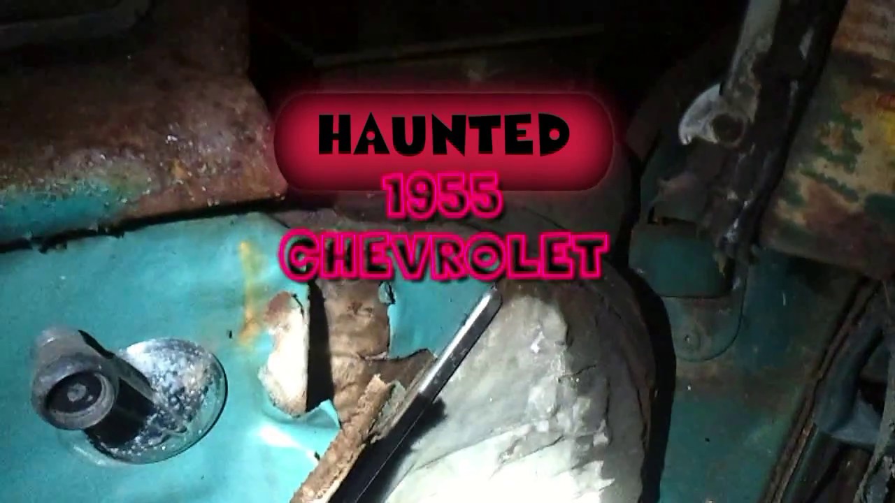 haunted ?    1955 chevy  ''   a real barn find